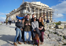 Gruppenbild in Athen
