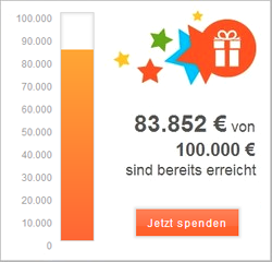 Spendenzähler - Stand: 83.852€