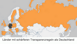 Karte Transparenzregeln