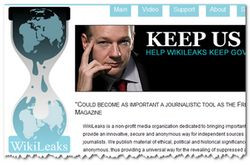 Screenshot Wikileaks