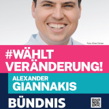 Wahlplakat Giannakis