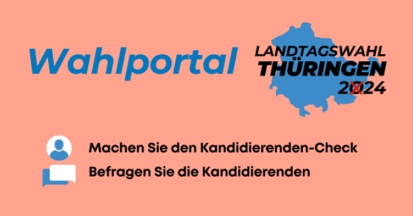 Wahlportal Teaserbild Thüringen 2024