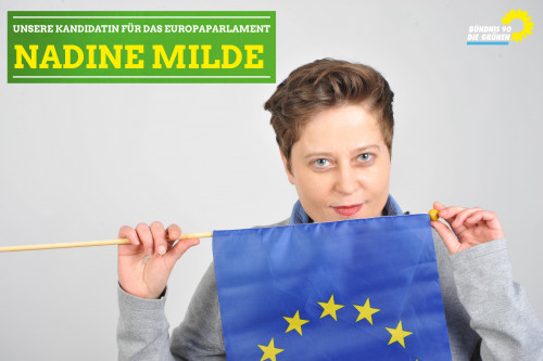 Nadine Milde, Kölner grüne Kandidatin für das Europaparlament